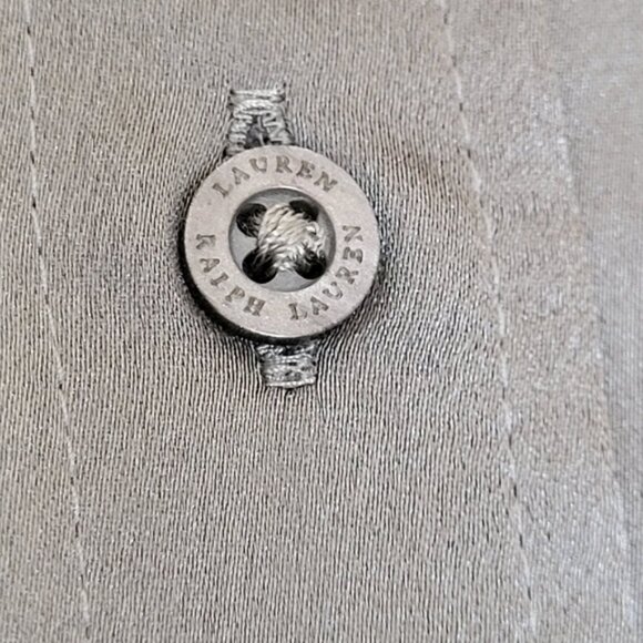 LAUREN Ralph Lauren Satin Dress Shirt Size XL - Picture 4 of 12